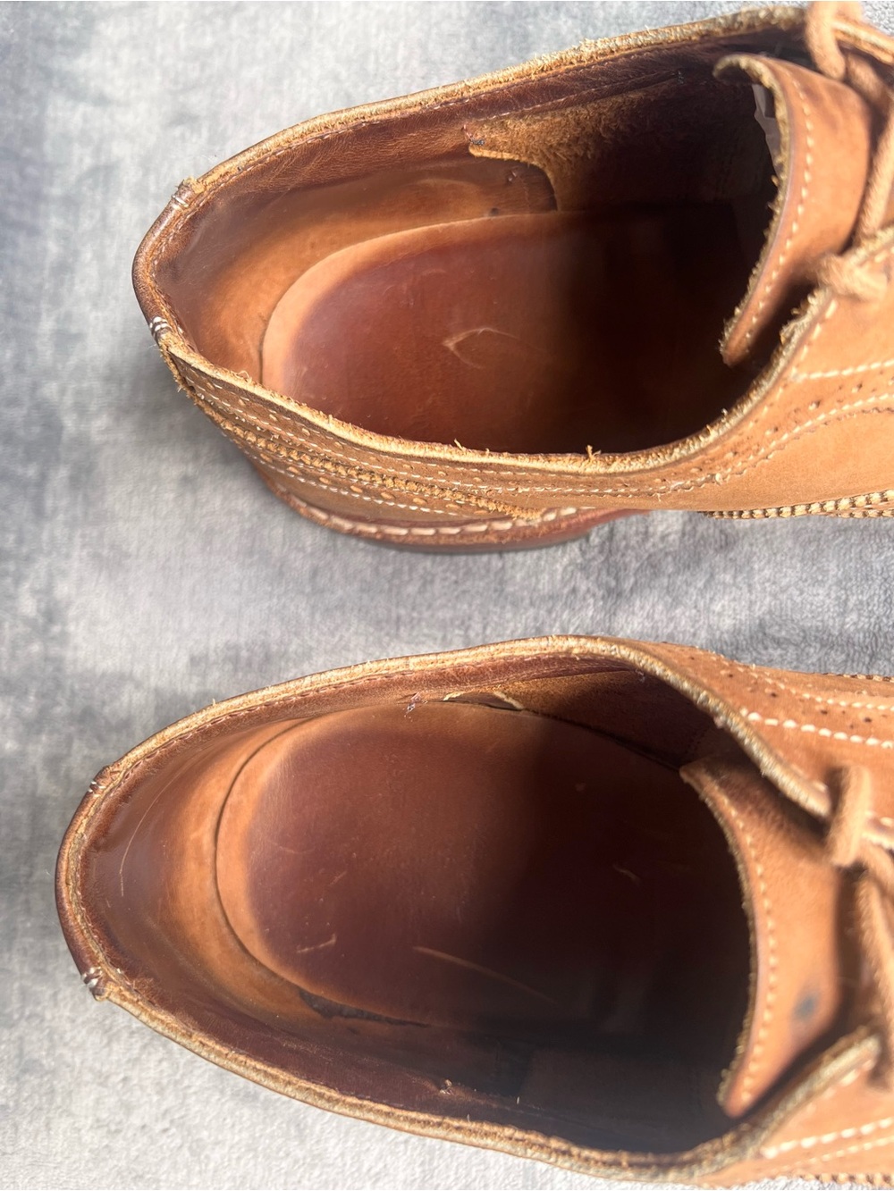 Allen Edmonds Neumok Oxford Men's Size 13 D Wingtip Brogue Brown Leather Shoes - Picture 4 of 16